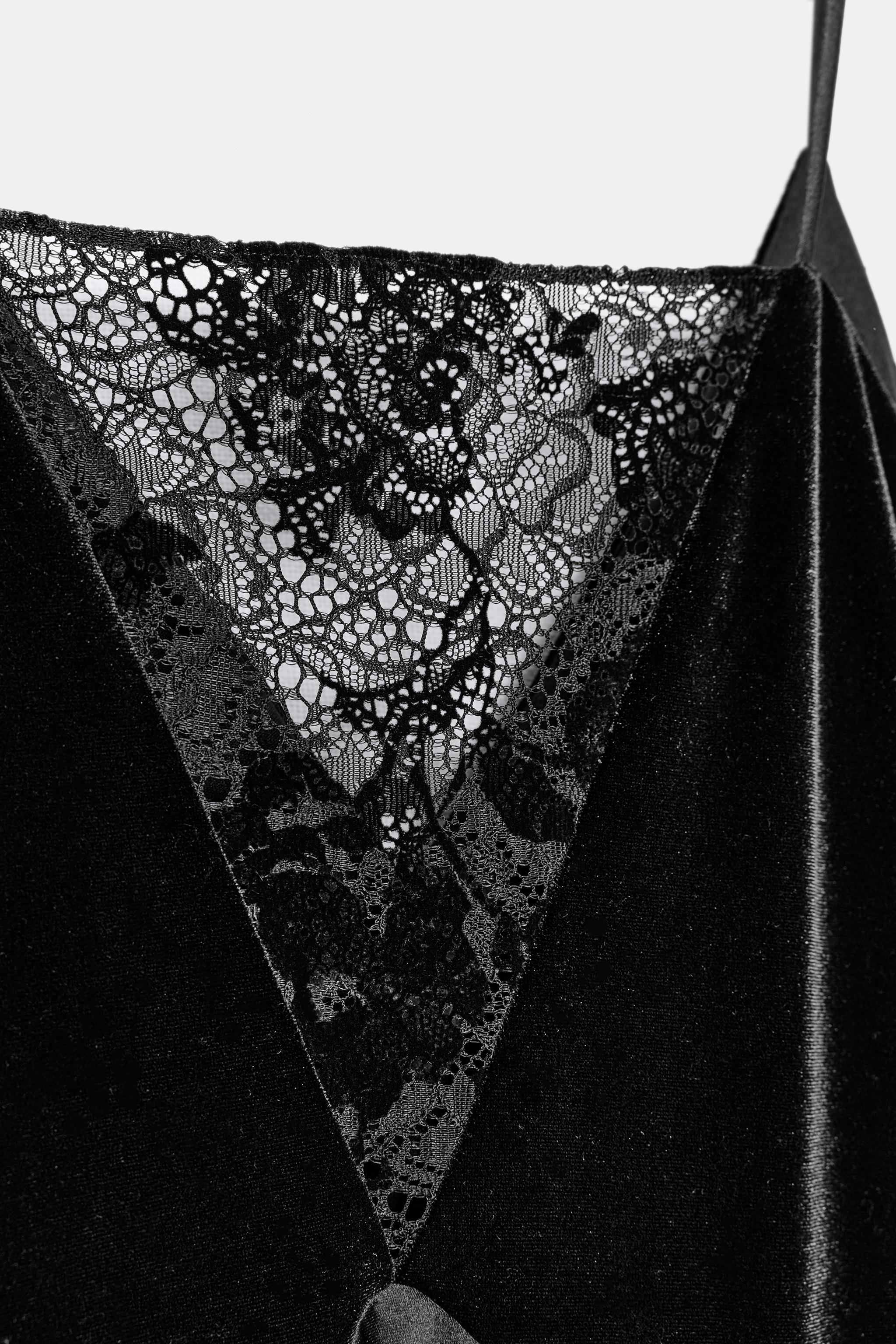 SATIN COMBINATION MIDI DRESS